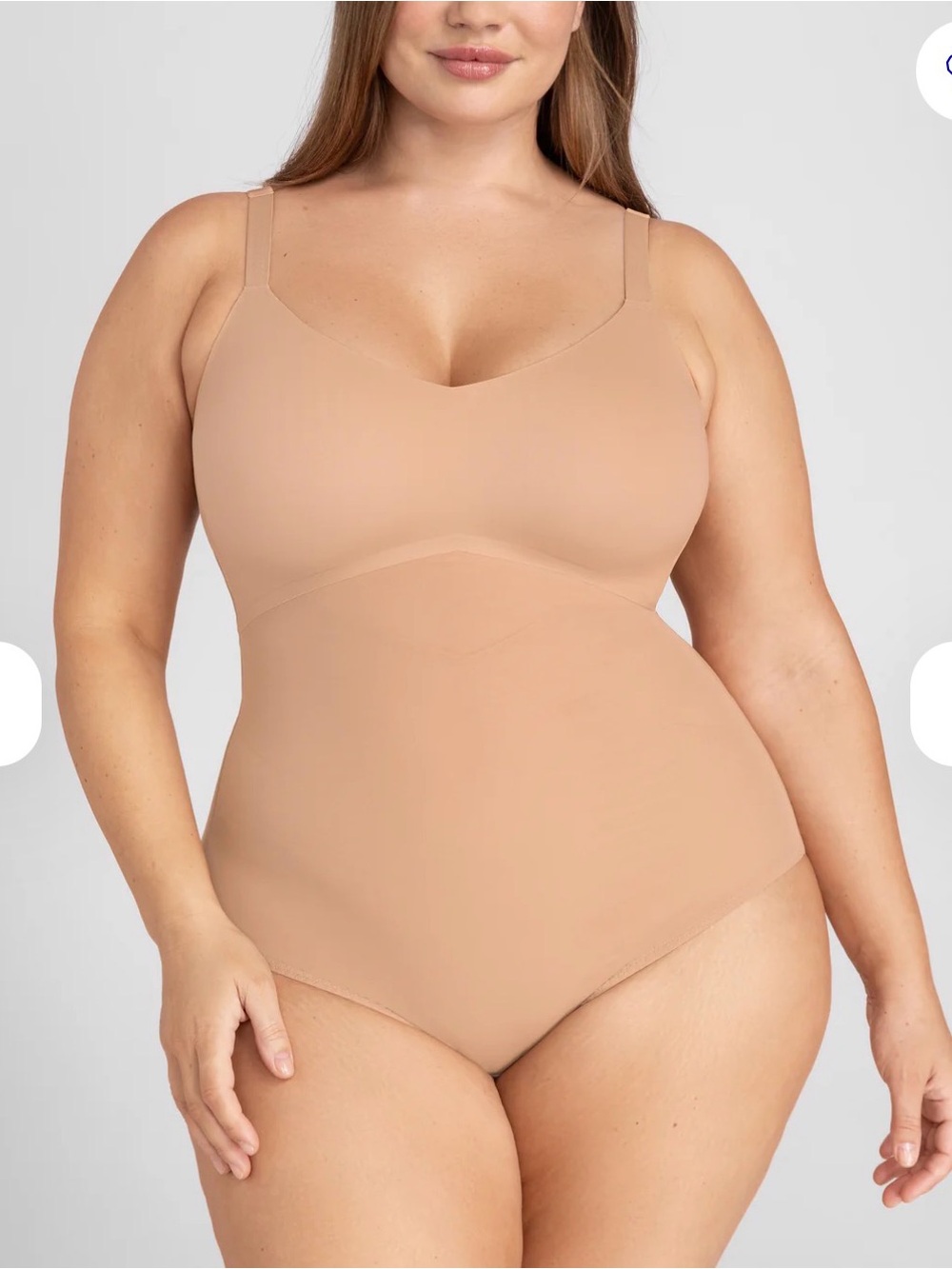 Honeylove Cami Bodysuit Shapewear - Sand Beige - 1X